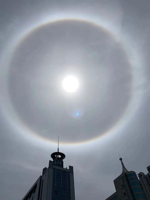 日晕 朋友圈刷屏,日晕三更雨准不准 来看天气预报怎么说