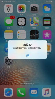 无法激活苹果手机上的触控ID 