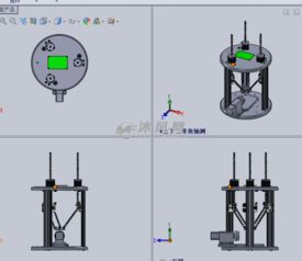 ABS材质制作的3D打印机设计模型