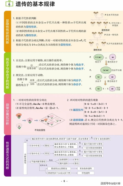 高中生物 重点知识点,彩图更抓眼球