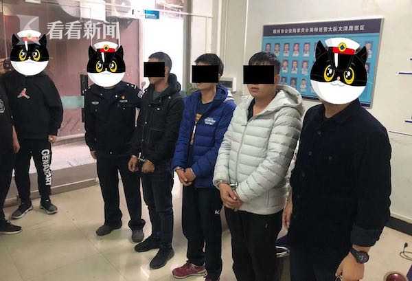 开施工车就没人能看见 警方抓获一盗窃电缆团伙