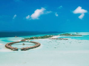 马尔代夫双鱼岛吧热带天堂的浪漫海滩
