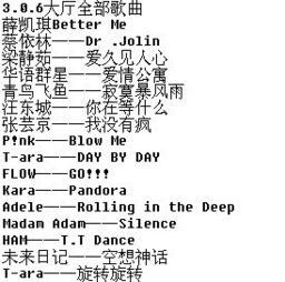 2012.10.21 炫舞所以大厅歌曲名字 知道的 能能 告诉下 