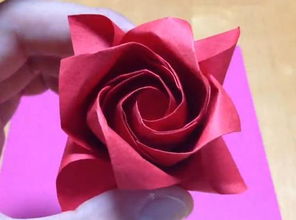 玫瑰花怎么折视频,如何用纸来折玫瑰花？