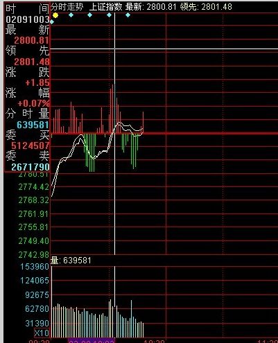 大盘指数中每种股票占的比例是多少