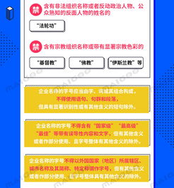 一图解读企业名称禁限用规则 和 赚他一个亿 这样的奇葩名称说再见 