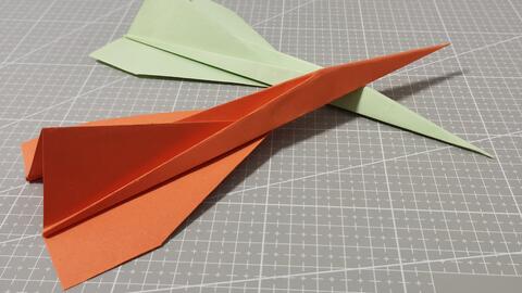 教你折酷炫的战斗机,做法简单几分钟就能学会,折纸飞机视频