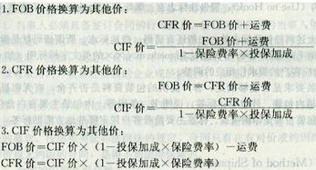 FOB,CIF,CFR的区别是什么 