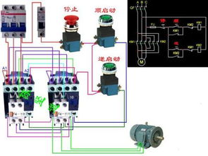 中继器接触器控制电机接法