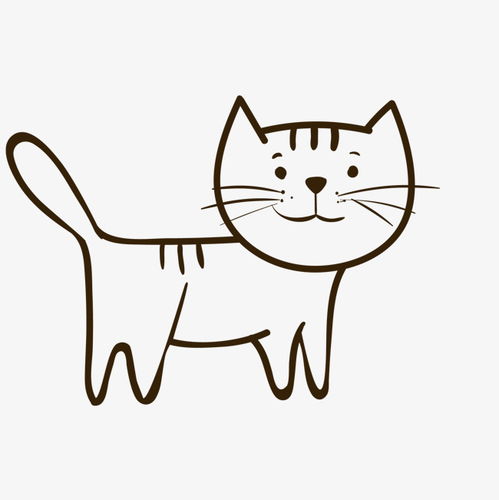 卡通创意手绘猫咪素材图片免费下载 高清psd 千库网 图片编号9611339 