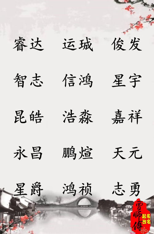 过目不忘的男孩名字 贾师傅起名改名 