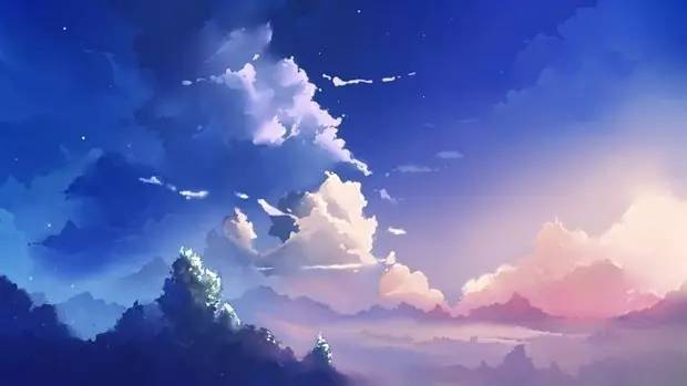 搜狐公众平台 动漫中超美的天空场景,看到美丽的天空,什么烦心事儿都烟消云散了呢 