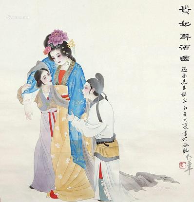 美女画家王仁华的古代美女画,只能用这两字来形容 牛逼