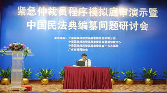 紧急仲裁员程序模拟庭审演示暨中国民法典编纂问题研讨会在广州成功举办 