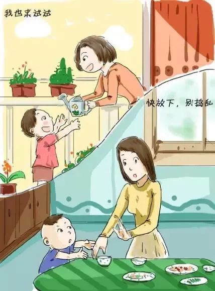 别替孩子成长 10幅漫画提醒你