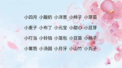 女孩乳名 这些宝宝小名萌萌哒,寓意很不错