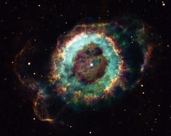 小幽灵星云NGC 6369是很多业余天文学家的最 来自夏她夏 了在堆糖网的分享 