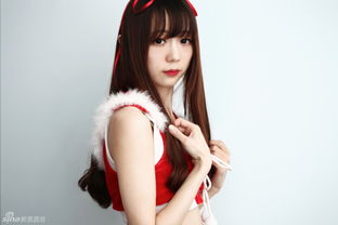 看游戏甜心DOTA2女主播魏猫猫圣诞写真 