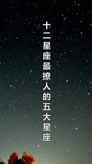 十二星座最撩人的五大星座 