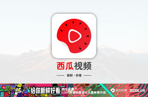 西瓜视频logo设计