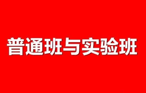 高中时的普通班和实验班有什么区别,你会怎么选择