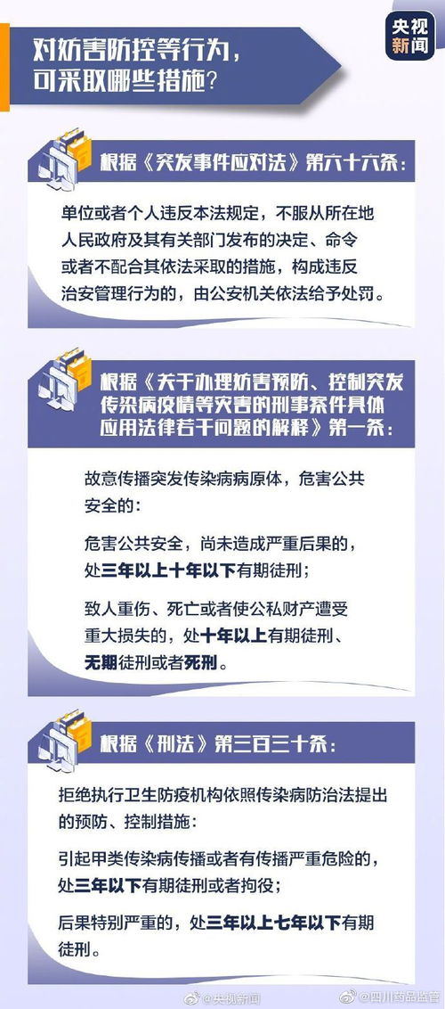 了解 妨害疫情防控的违法行为 ,一起杜绝