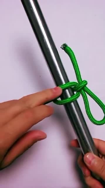 绳结技巧 日常生活中最常用的抬杠结打结方法,应用广泛,分享了 