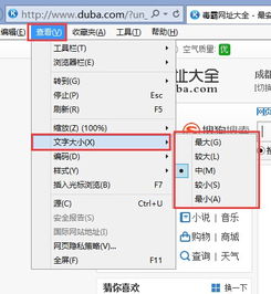 如何调整网页字体大小