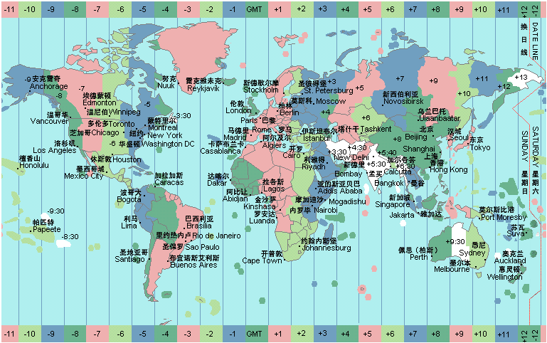 世界标准时间（美国官方时间用哪个区）