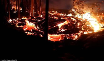 摄影师空拍夏威夷最活跃的活火山,没想到火山居然露出可爱表情