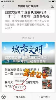 微信就能办 犬证 ,东阳市养犬服务平台上线了