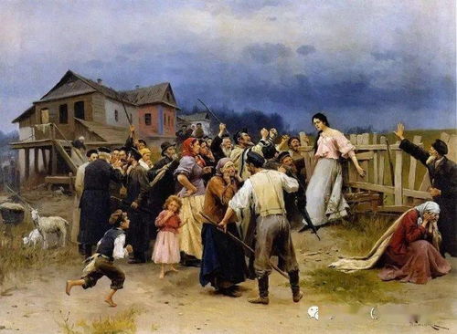 大众艺术网 他生命50年,以农民 乡村等主题而闻名 乌克兰出生俄罗斯现实主义画家 Nikolay Pimonenko 作品