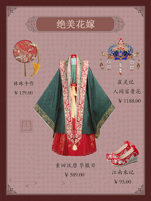 中国式婚嫁汉服合集,十里红妆,凤冠霞帔