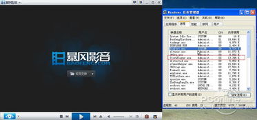 为什么开了暴风影音之后cpu使用一下涨那么高
