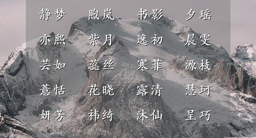 与星河皆可收藏的女孩名字