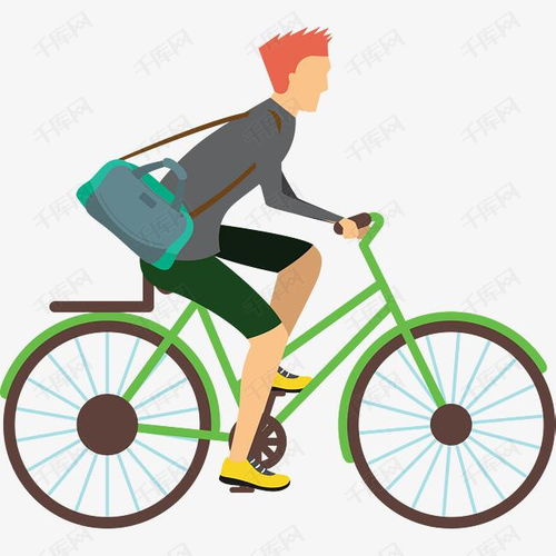 骑单车上学的男孩素材图片免费下载 高清psd 千库网 图片编号9029480 