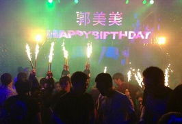 郭美美举行盛大生日会 