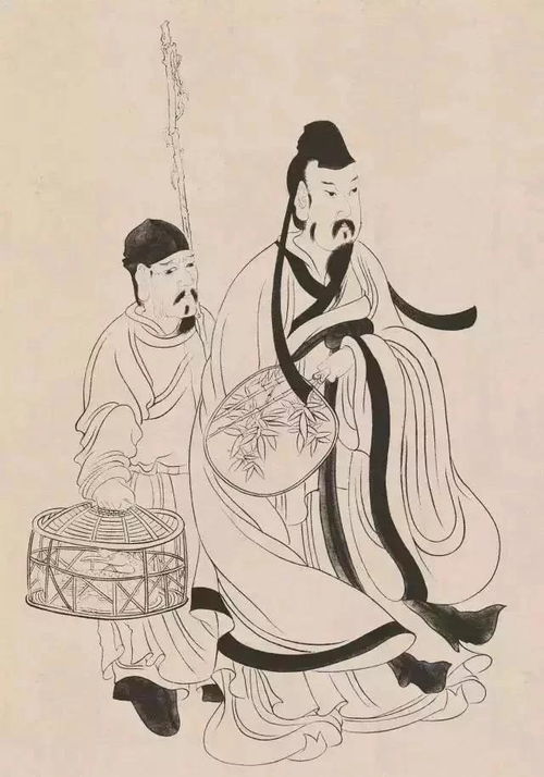 工笔白搭古代人物画谱