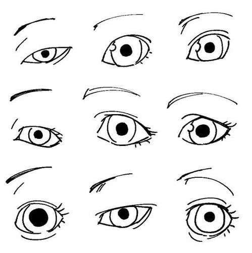 新手教学 怎么画 好 各种眼睛 文末含小技巧哦