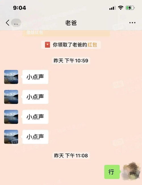 你爸爸的微信头像也是这样吗