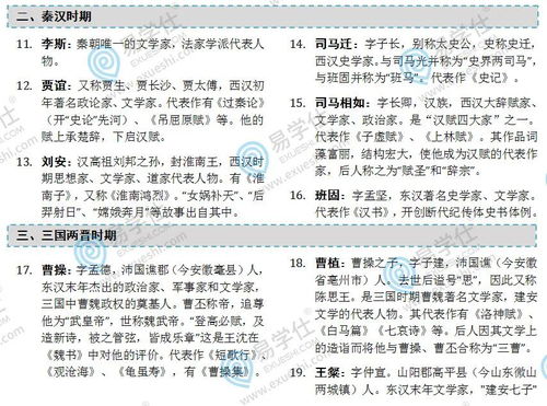 专升本大学语文必背知识点汇总,专升本大学语文文学常识总结