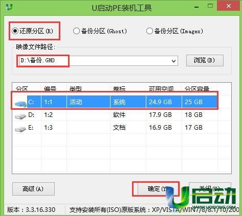 怎样使用u盘系统还原盘恢复电脑系统？