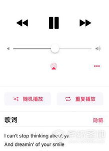 iphone x听歌怎么显示歌词