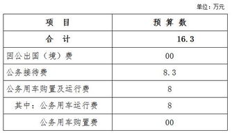 亳州市人大常委会机关2019年 三公 经费预算