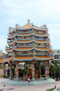 哪吒燃爆国内 但最大的哪吒庙却在泰国 雕了2840条龙,华丽壮观
