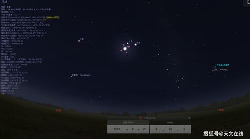 请定好您的闹钟,本周的黎明 南天夜空可赏 土星伴月 天文景观