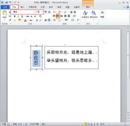 怎样用word2010将字纵横混排 