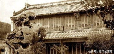 清末杭州老照片 那时候雷峰塔还没倒,灵隐寺的大门很气派 