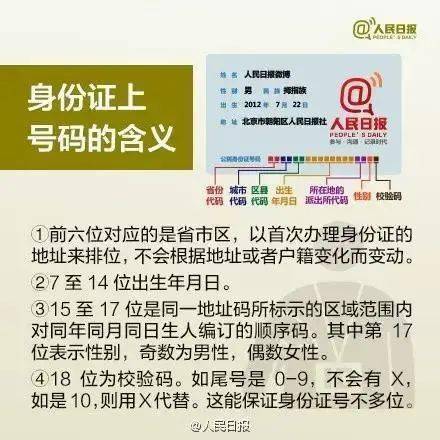 身份证到底哪一面是正面 很多人都错了 还有这些冷知识