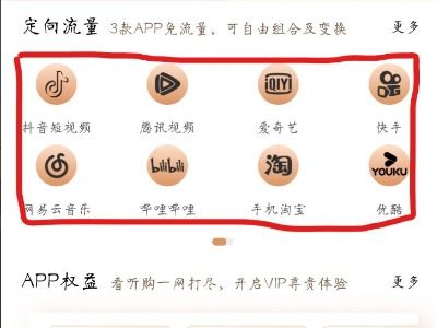 移动花卡怎么设置免流app 